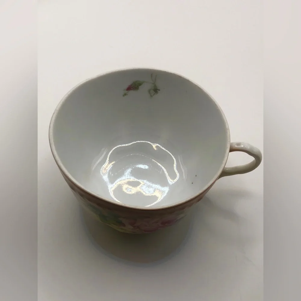 Rosenthal Floral Porcelain Tea Cups and Saucers - Antique - Picture 3 of 12